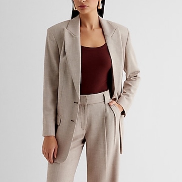 NWT Express Oversized Women’s Multicolor Blazer XS - Picture 1 of 6